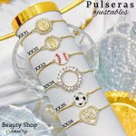 #3 Pulsera ajustable oro chino (43 modelos) (9.50&)）(1.75*)