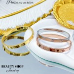 pulsera cartier gruesa lisa y con piedra &13.5(2.06*)