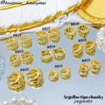 #nb argolla chunky tipo pequeña  &8.5(1.25*)