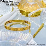 Pulsera cartier love con destornillador en acero inoxidable 