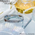Pulsera cartier love con destornillador en acero inoxidable 