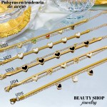 Pulsera en tendencia de acero