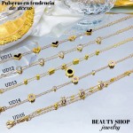 Pulsera en tendencia de acero