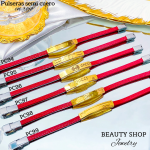 Pulseras semi cuero (Disponibles en 5 colores) Pulseras semi cuero (Disponibles en 5 colores)