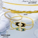 Juego de 2 pulseras en tendencia