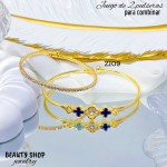 Juego de 2 pulseras en tendencia