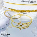 Juego de 2 pulseras en tendencia