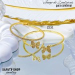 Juego de 2 pulseras en tendencia