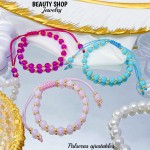 Pulsera ajustable de colores con balín 