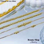 pulsera sencilla oro chino 