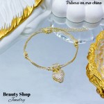 pulsera sencilla oro chino 