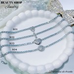 Pulsera elegante con Piedra Oro Chino 