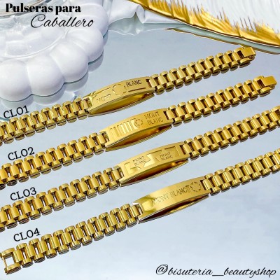 Pulsera caballero lujos con marca