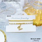 Set de dos pulseras engomadas