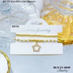 Set de dos pulseras engomadas