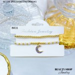 Set de dos pulseras engomadas
