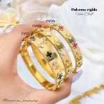 pulsera rígida van cleef