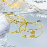 Pulsera rígida en tendencia de lujo