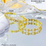 Pulsera rígida en tendencia de lujo
