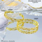 Pulsera rígida en tendencia de lujo