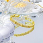 Pulsera rígida en tendencia de lujo