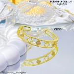 Pulsera rígida en tendencia de lujo