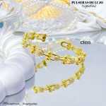 Pulsera rígida en tendencia de lujo