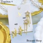 #+ zarcillo oro chino lujos 9& #+ zarcillo oro chino lujos 9&