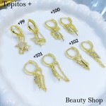 #+ zarcillo oro chino lujos 9& #+ zarcillo oro chino lujos 9&