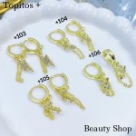 #+ zarcillo oro chino lujos 9& #+ zarcillo oro chino lujos 9&