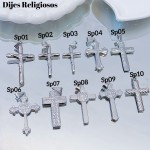 #Sp cadena con Dijes religiosos  solo dije 1.