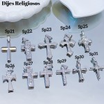 #Sp cadena con Dijes religiosos  solo dije 1.