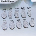 #Sp cadena con Dijes religiosos  solo dije 1.