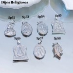 #Sp cadena con Dijes religiosos  solo dije 1.