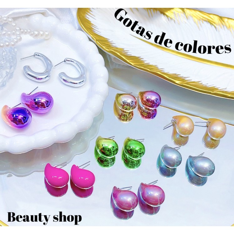 #E Zarcillos Tornasol a la moda 6& #E Zarcillos Tornasol a la moda 6&