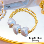 #DH pulsera balin con perla （（&10）