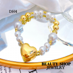 #DH pulsera balin con perla （（&10）