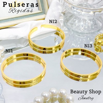Pulsera  gold Field 18k 15.5&
