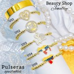 pulsera balin con dije oro chino 18k (&12) pulsera balin con dije oro chino 18k (&12)