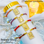 pulsera hilo color con dijes 12.5& pulsera hilo color con dijes 12.5&