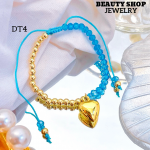 Pulsera ajustable con dije Corazon 12& Pulsera ajustable con dije Corazon 12&