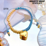 Pulsera ajustable con dije Corazon 12& Pulsera ajustable con dije Corazon 12&
