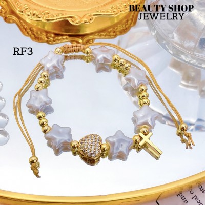 pulsera perla con dije
