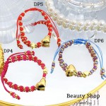 pulsera ajustable con dije corazon 12& pulsera ajustable con dije corazon 12&