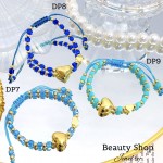 pulsera ajustable con dije corazon 12& pulsera ajustable con dije corazon 12&