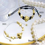 pulsera ajustable con dije corazon 12&