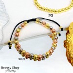 pulsera balin ajustable oro chino 6mm (&9.5) pulsera balin ajustable oro chino 6mm (&9.5)