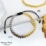 pulsera balin ajustable oro chino 6mm (&9.5) pulsera balin ajustable oro chino 6mm (&9.5)