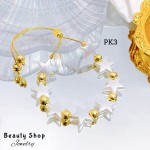 pulsera perla con balin ajustable oro chino pulsera perla con balin ajustable oro chino