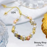 pulsera perla con figura oro chino pulsera perla con figura oro chino